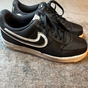 Nike Air Force 1 Low Retro QS Black White MenS Shoes SZ‎ 13 CD0886-001